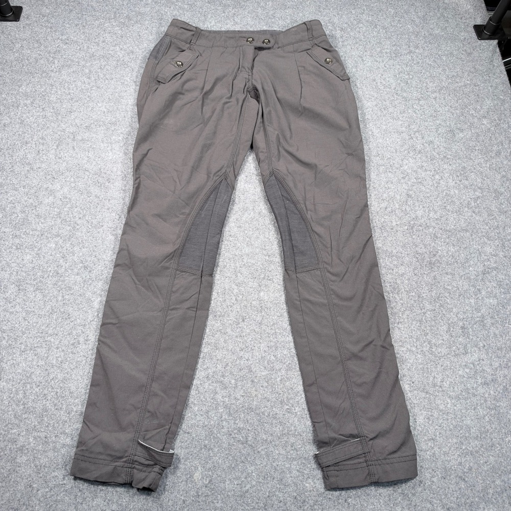 Lululemon Athletica Cargo Pants Gray Utility Equestrian Style Size 6 CA 35801